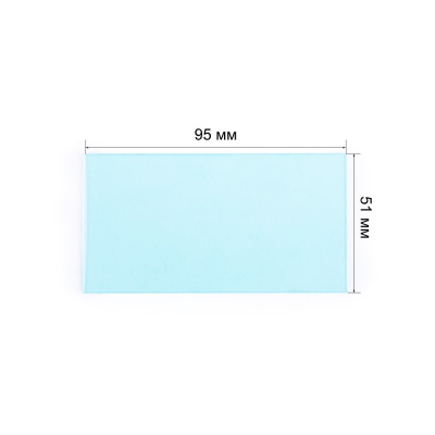 Поликарбонатное стекло внутреннее 96х51мм (пр-во FoxWeld/КНР) купить в Москве с доставкой по всей России | ProtosMarket.ru