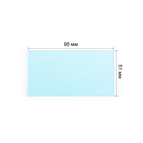 Поликарбонатное стекло внутреннее 96х51мм (пр-во FoxWeld/КНР) купить в Москве с доставкой по всей России | ProtosMarket.ru