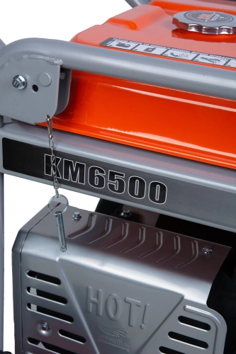 Генератор бензиновый 5,0 кВт 220В 27 л с электростартером и колесами TOR KM6500H по ценам производителя в Воронеже с доставкой по всей России