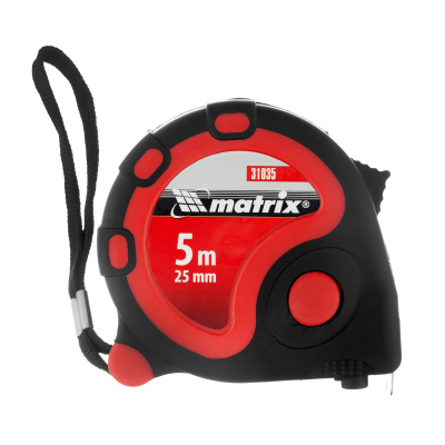 Рулетка Status 3 fixations,5 м х 25 мм,двухкомпонентный корпус,3 фиксации ленты Matrix по ценам производителя в Воронеже с доставкой по всей России