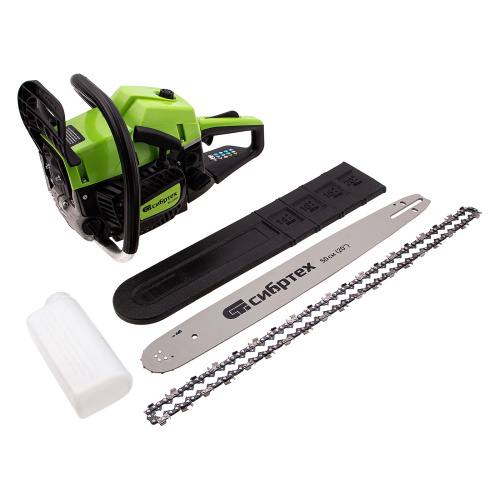 Пила цепная бензиновая БП-5850, 58 см3, шина 50 см, шаг 0.325, паз 1,5 мм, 76 звеньев Сибртех по ценам производителя в Воронеже с доставкой по всей России