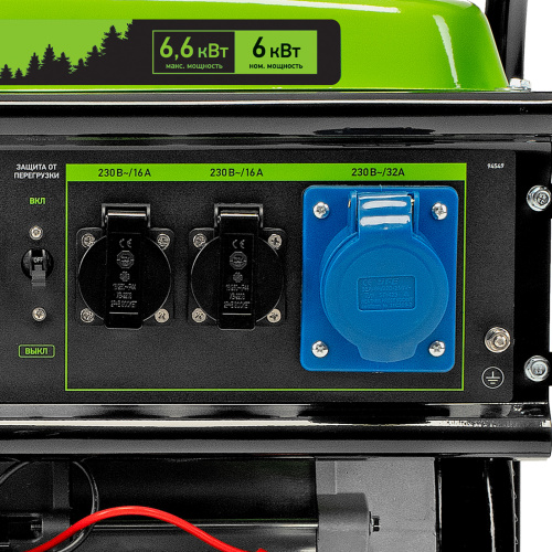 Генератор бензиновый БС-8000Э, 6,6 кВт, 230В, четырехтактный, 25 л, электростартер Сибртех по ценам производителя в Воронеже с доставкой по всей России