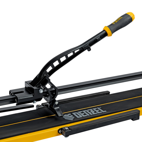 Плиткорез рельсовый 800х16мм, каретка на подш., стальная станина, усил. рукоятка-пенал Denzel по ценам производителя в Воронеже с доставкой по всей России