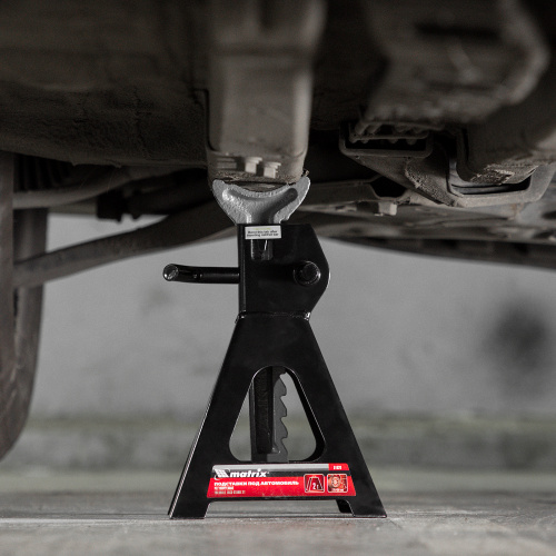 Подставки под машину регулируемые, 2 т, H подъема 275-420 мм, 2 шт Matrix по ценам производителя в Воронеже с доставкой по всей России