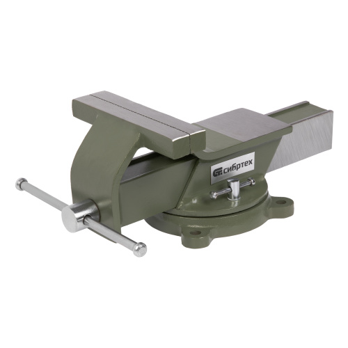 Тиски слесарные, 150 мм, стальные, поворотные Сибртех по ценам производителя в Воронеже с доставкой по всей России