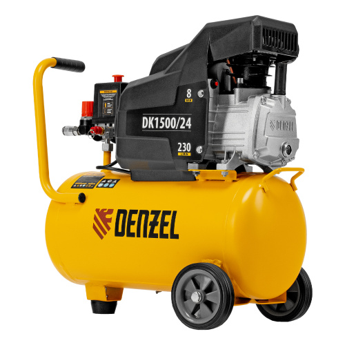Компрессор воздушный DK1500/24, Х-PRO 1.5 кВт, 230 л/мин, 24 л Denzel по ценам производителя в Воронеже с доставкой по всей России