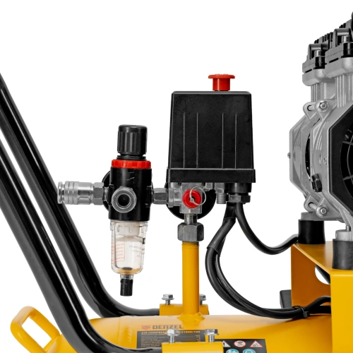 Компрессор безмасляный, малошумный  DLS 2250/100, 2250 Вт, 3x750, 100 л, 410 л/мин блок управления/ Denzel по ценам производителя в Воронеже с доставкой по всей России