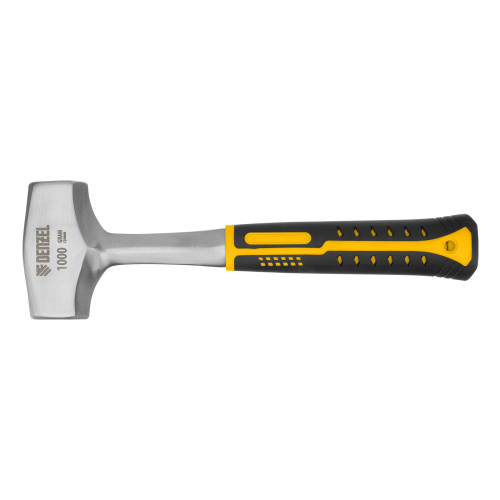 Кувалда 1 кг, цельнометаллическая, двухкомпонентная рукоятка Denzel по ценам производителя в Воронеже с доставкой по всей России
