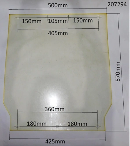 Коврик полиуретановый для TSS-WP100TH/TL (570х500х5) купить в Москве с доставкой по всей России | ProtosMarket.ru