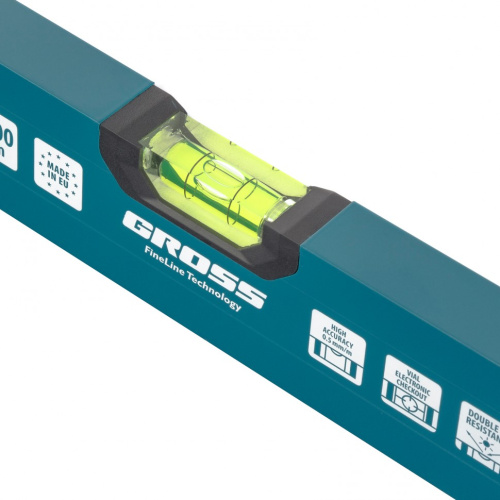 Уровень алюминиевый, 2000 мм, 2 глазка, HanD Werker Gross по ценам производителя в Воронеже с доставкой по всей России