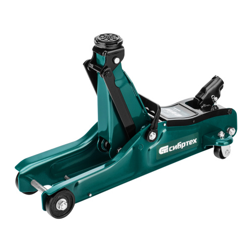 Домкрат гидравлический подкатной, 2 т, 85-330 мм, низкий подхват, в пласт. кейсе Сибртех по ценам производителя в Воронеже с доставкой по всей России