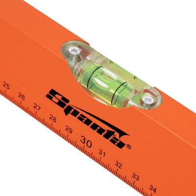 Уровень алюминиевый, 600 мм, 3 глазка, желтый, линейка Sparta по ценам производителя в Воронеже с доставкой по всей России