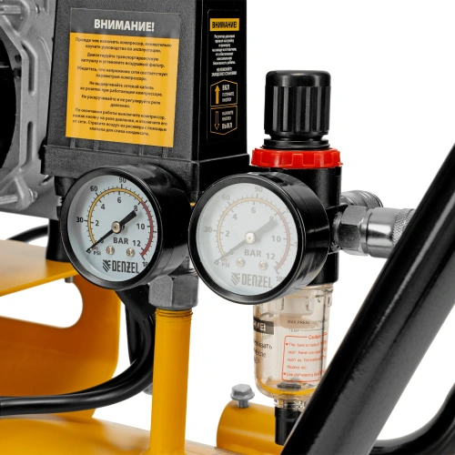 Компрессор безмасляный, малошумный DLS 3300/100, 3300 Вт,3x1100, 100 л, 570 л/мин ,блок управления Denzel по ценам производителя в Воронеже с доставкой по всей России