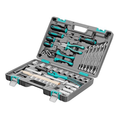 Набор инструментов, 1/2", Cr-V, S2, усиленный кейс, 58 предметов Stels по ценам производителя в Воронеже с доставкой по всей России