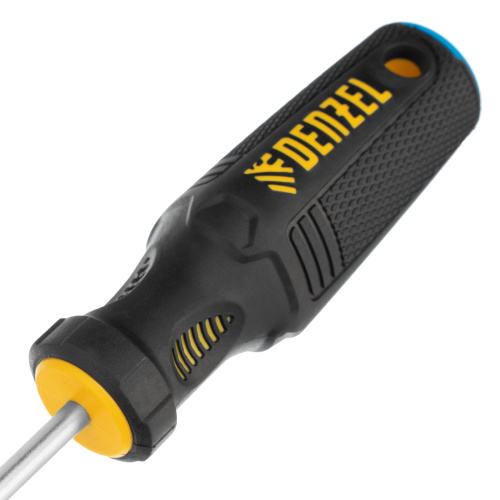 Отвертка SL5x75 мм, CrV, трехкомпонентная рукоятка Denzel по ценам производителя в Воронеже с доставкой по всей России