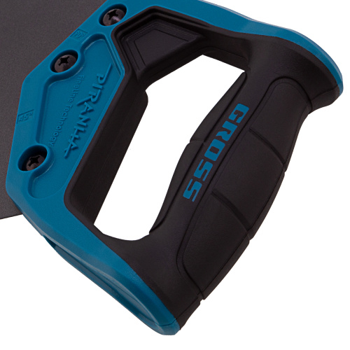 Ножовка по дереву "Piranha", 450 мм, 11-12 TPI, зуб-3D, каленый зуб, тефлоновое покрытие полотна, двухкомпонентная рукоятка Gross по ценам производителя в Воронеже с доставкой по всей России