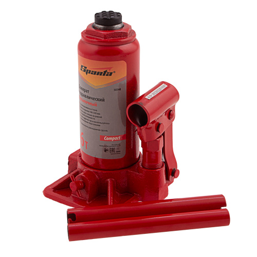 Домкрат гидравлический бутылочный, 6 т, h подъема 180–340 мм Sparta Compact по ценам производителя в Воронеже с доставкой по всей России