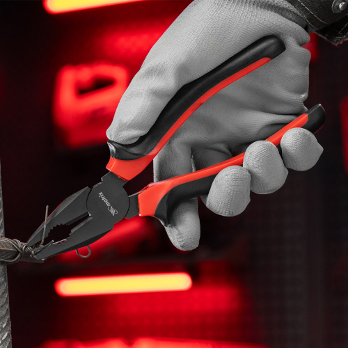 Плоскогубцы комбинированные Black Nickel, 200 мм, двухкомпонентные рукоятки Matrix по ценам производителя в Воронеже с доставкой по всей России
