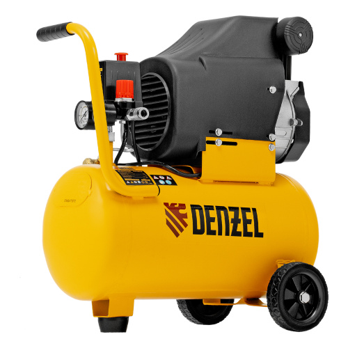 Компрессор воздушный DLC1300/24 безмасляный 1.3 кВт, 24 литра, 206 л/мин Denzel по ценам производителя в Воронеже с доставкой по всей России