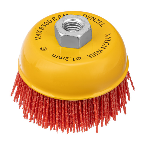 Щетка для УШМ, 100 мм, Чашка, нейлоновая щетина, М14 Denzel по ценам производителя в Воронеже с доставкой по всей России