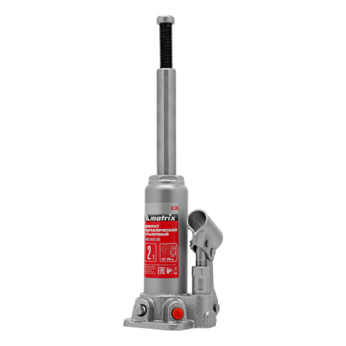 Домкрат гидравлический бутылочный, 2 т, высота подъема 181-345 мм Matrix по ценам производителя в Воронеже с доставкой по всей России