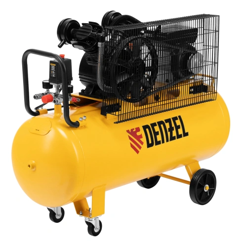 Компрессор воздушный BCV2200/100, ременный привод, 2.2 кВт, 100 литров, 370 л/мин Denzel по ценам производителя в Воронеже с доставкой по всей России