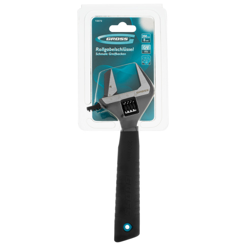 Ключ разводной, переставная губка, 200 мм, CRV GROSS по ценам производителя в Воронеже с доставкой по всей России