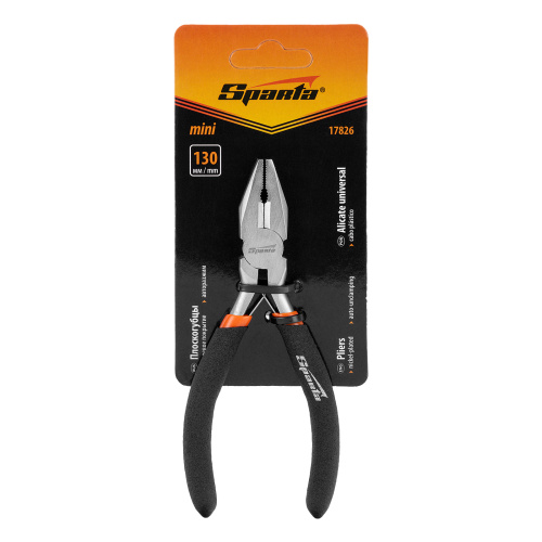 Плоскогубцы Mini, 130 мм, никелированные, авторазжим Sparta по ценам производителя в Воронеже с доставкой по всей России