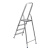 Стремянка, 4 ступени, алюминиевая, Сибртех по ценам производителя в Воронеже с доставкой по всей России