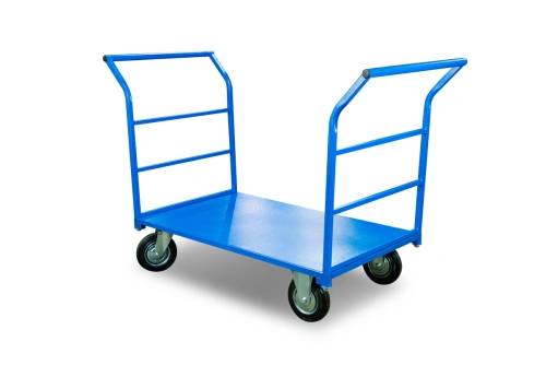 Тележка платформенная TOR ТП-Д (700х1200) с двумя ручками (колеса 200) по ценам производителя в Воронеже с доставкой по всей России