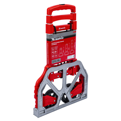 Тележка хозяйственная, складная, 2 колесная, грузоподъемность 70 кг Matrix по ценам производителя в Воронеже с доставкой по всей России