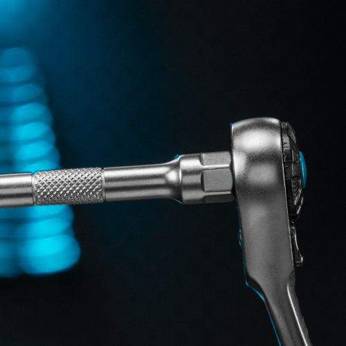 Набор торцевых головок, трещотка 120 зубьев, 1/4", CrV, 36 предметов Gross по ценам производителя в Воронеже с доставкой по всей России