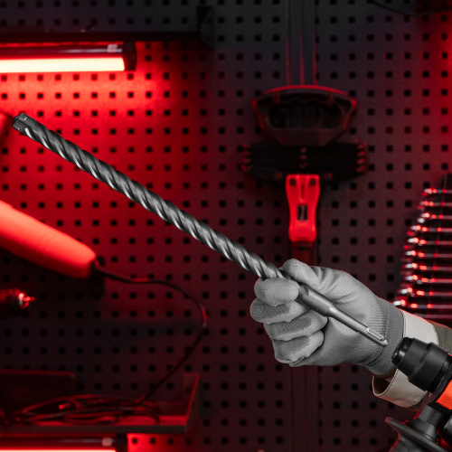 Бур по бетону, 20 x 400 мм, SDS PLUS c крестовой пластиной MATRIX по ценам производителя в Воронеже с доставкой по всей России