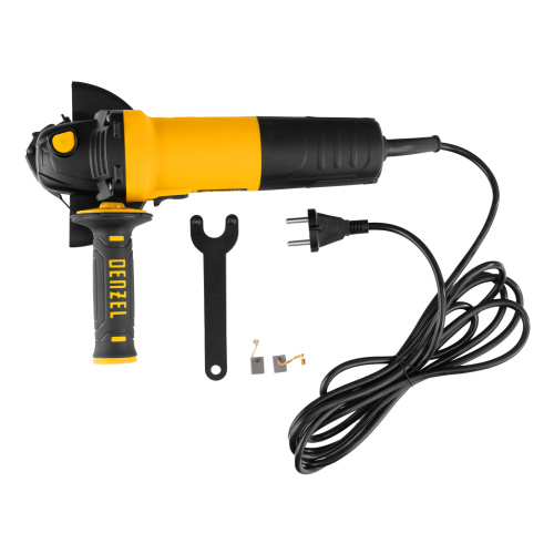 Машина шлифовальная угловая AG125-1100, 1100 Вт, 125 мм, 3000-11000 об/мин Denzel по ценам производителя в Воронеже с доставкой по всей России