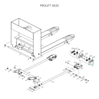 Соединительная пластина роликов для тележек SK20 по ценам производителя в Воронеже с доставкой по всей России