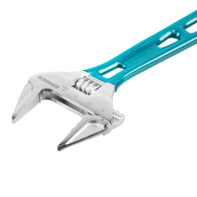 Ключ разводной 200 мм, CrV, облегченный Gross по ценам производителя в Воронеже с доставкой по всей России