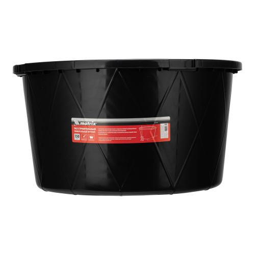 Таз строительный круглый универсальный, 150л, ударопрочный, с ребрами жесткости Matrix по ценам производителя в Воронеже с доставкой по всей России