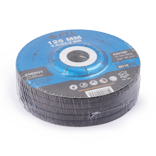 Круг для шлифования FTL Energy 125 х 6 х 22,2 мм A30TBF по ценам производителя в Воронеже с доставкой по всей России