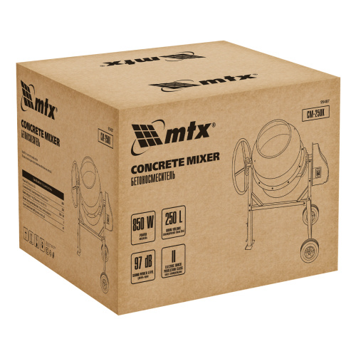 Бетоносмеситель СМ-250К, 250 л, мощность 850 Вт МТХ по ценам производителя в Воронеже с доставкой по всей России