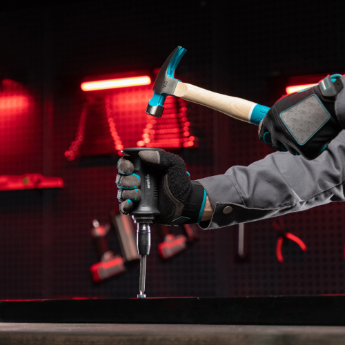 Отвертка ударно-поворотная 1/2, набор бит, 6 шт, черная ручка Профи, пластиковый бокс Matrix по ценам производителя в Воронеже с доставкой по всей России