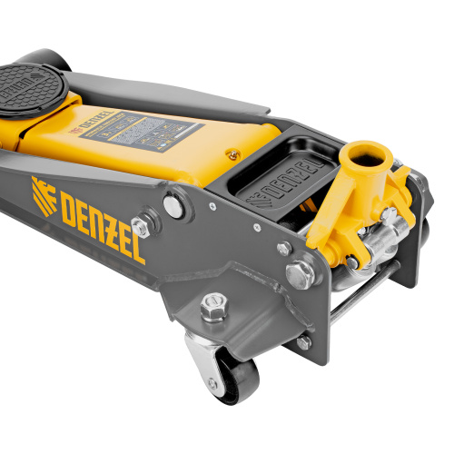 Домкрат гидравлический подкатной, 3 т, 125-470 мм, быстрый подъем, проф. Denzel по ценам производителя в Воронеже с доставкой по всей России