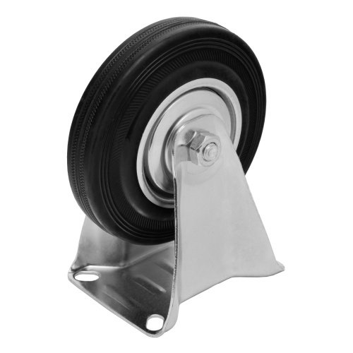 Колесо неповоротное D 125 мм, крепление  платформенное Сибртех по ценам производителя в Воронеже с доставкой по всей России