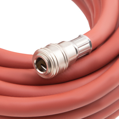 Шланг пневматический резиновый, 10 x 16 мм, 24 бар, армированный, быстросъемное соединение, 10 м Stels по ценам производителя в Воронеже с доставкой по всей России