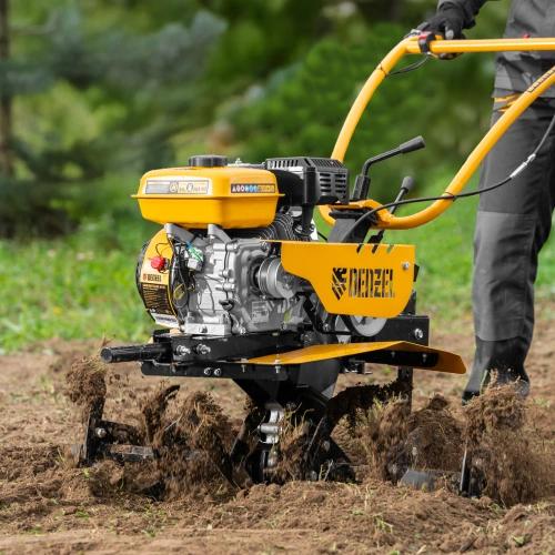 Мотоблок DPT-170S, 7 л.с., ремен.сцеп, фрез 3х4, ШОМ, передачи 2В/1Н Denzel по ценам производителя в Воронеже с доставкой по всей России