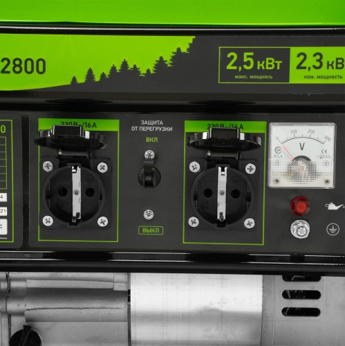 Генератор бензиновый БС-2800, 2.5 кВт, 230В, четырехтактный, 15 л, ручной стартер Сибртех по ценам производителя в Воронеже с доставкой по всей России
