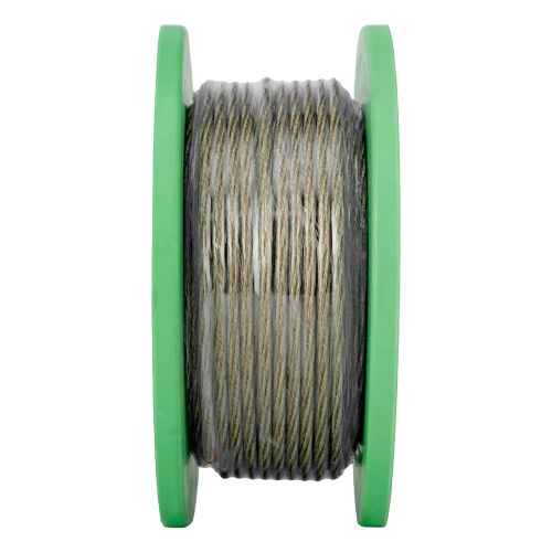 Трос металлополимерный прозрачный ПР-5.0, толщина 5.0 мм, катушка 50 метров Сибртех по ценам производителя в Воронеже с доставкой по всей России