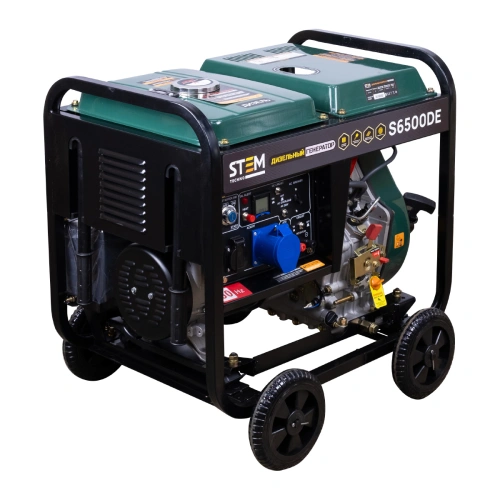 Генератор дизельный STEM Techno S6500DE (6.5 кВт, электростартер, дисплей, подогрев) по ценам производителя в Воронеже с доставкой по всей России