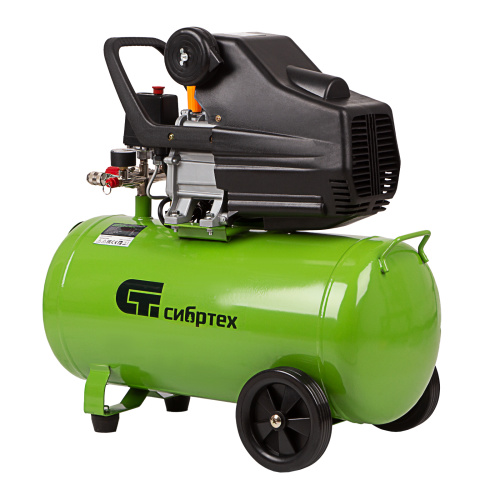 Компрессор воздушный КК-1500/50, 1.5 кВт, 198 л/мин, 50 л, прямой привод, масляный Сибртех по ценам производителя в Воронеже с доставкой по всей России
