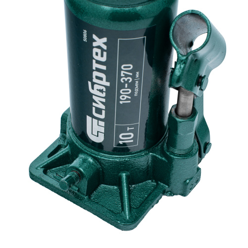 Домкрат гидравлический бутылочный, 10 т, 190-370 мм Сибртех по ценам производителя в Воронеже с доставкой по всей России