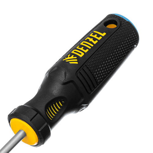 Отвертка, SL5x100 мм, S2, 3к рукоятка Denzel по ценам производителя в Воронеже с доставкой по всей России